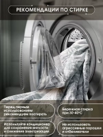 Покрывало на кровать муслиновое с бахромой
