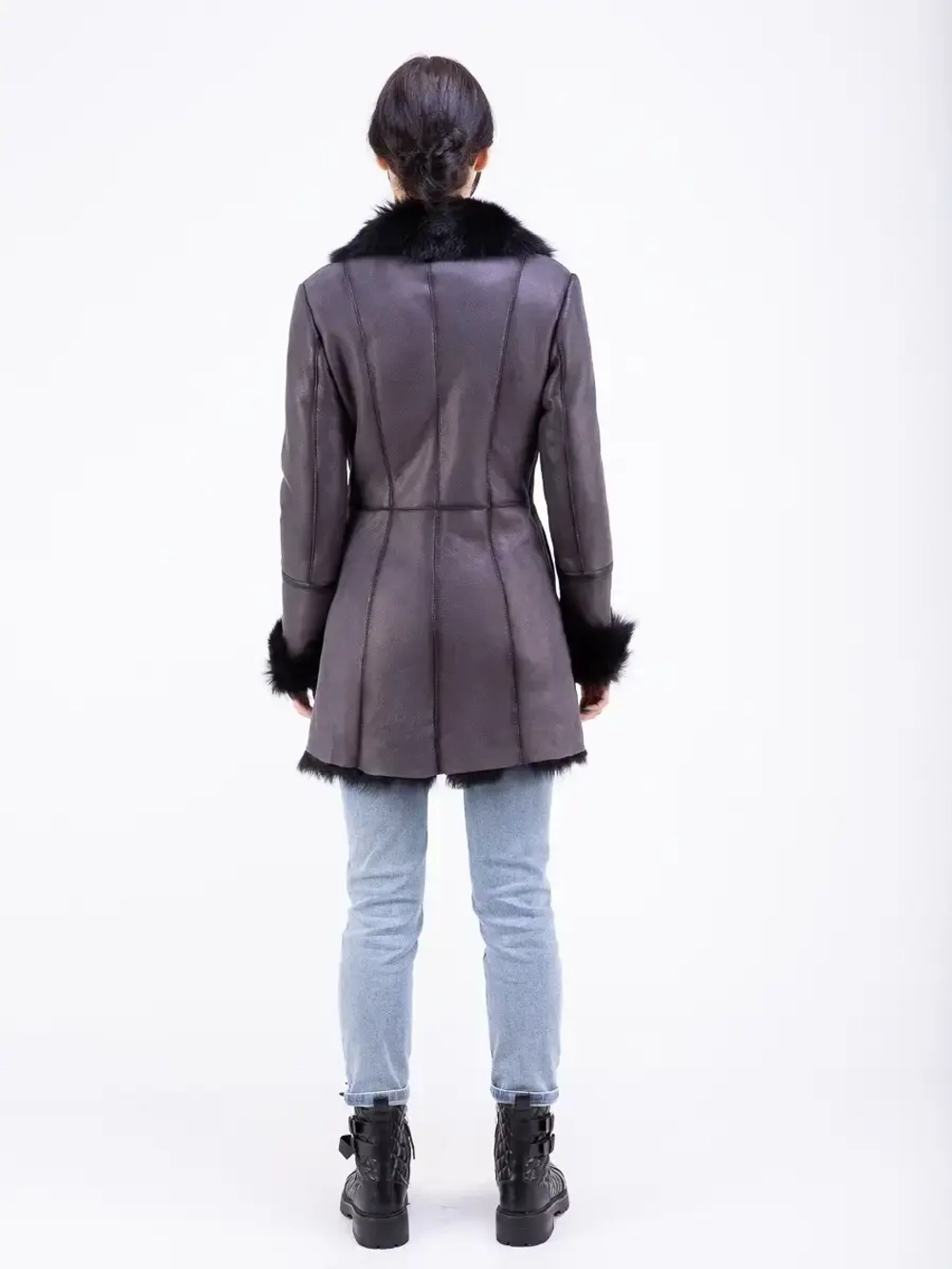 Дубленка натуральная зимняя тоскана Турция