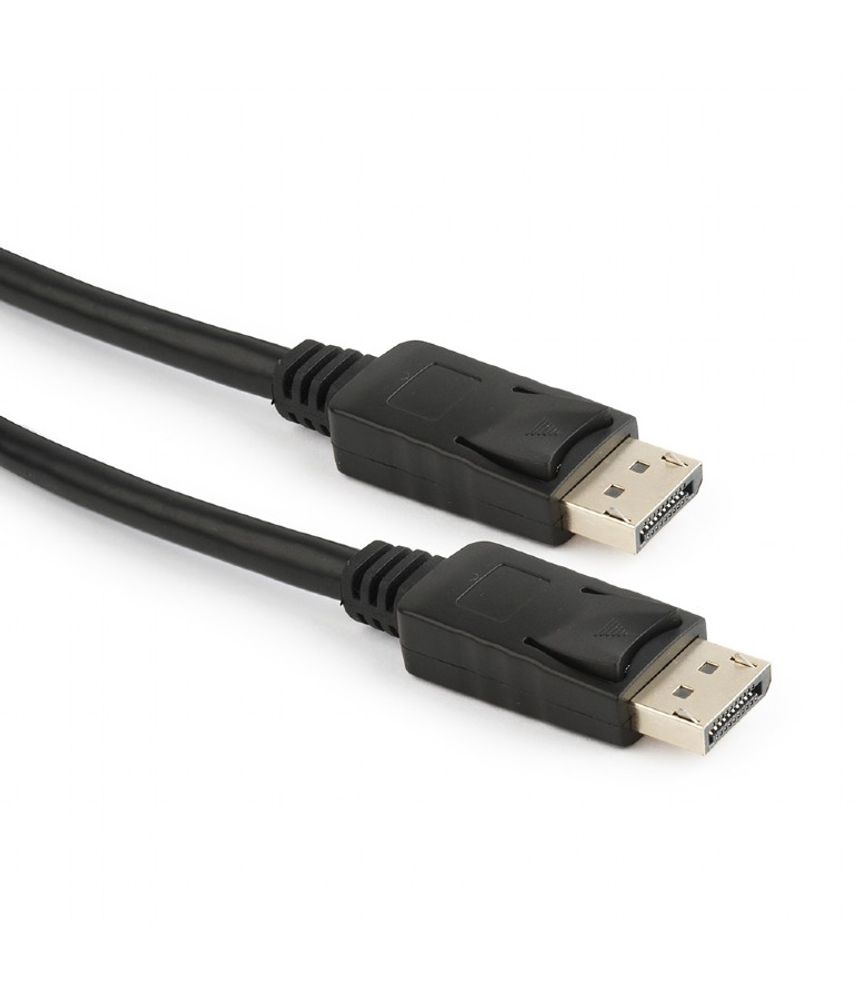 Bion Кабель DisplayPort v1.3, 20M/20M, скорость передачи до 25,92 Гбит/с, фиксирующая защелка, 2м, черный [BXP-CC-DP3-020]