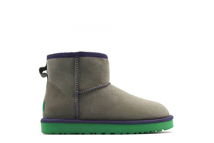 UGG Classic Mini II Grey-Aqua