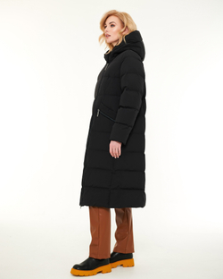 205.W22.001 пальто женское BLACK