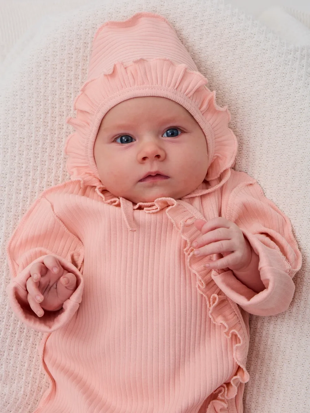 Слип для новорожденных девочек с антицарапками