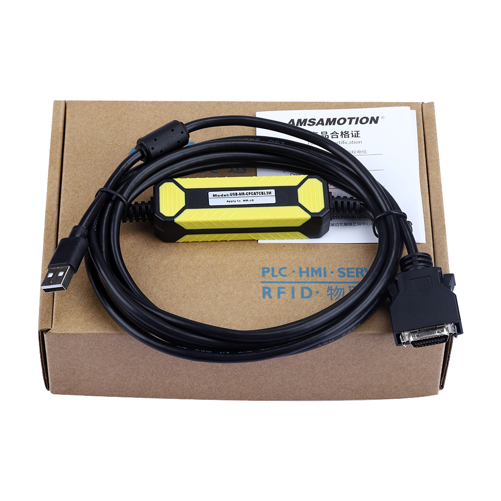 Кабель USB-MR-CPCATCBL3M для программирования сервоприводов Mitsubishi Electric MR-J2S/J2