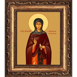 Василисса Египетская игумения преподобномученица. Икона на холсте.