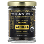 Wilderness Poets, чистая молотая органическая ваниль, таитянский вкус, 28 г (1 унция)