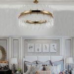 Люстра KR1209P-12 brass