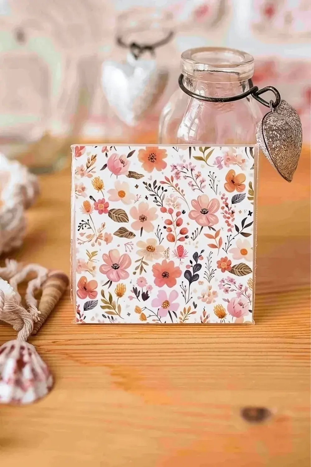 Мини-открытка «Цветочная» Mi079