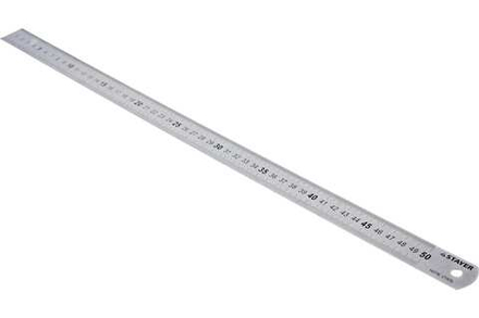 Линейка STAYER "PROFI" нержавеющая, двухсторонняя гравированная шкала, 0,5м