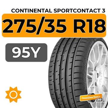 Continental SportContact 3 275/35 R18 95Y