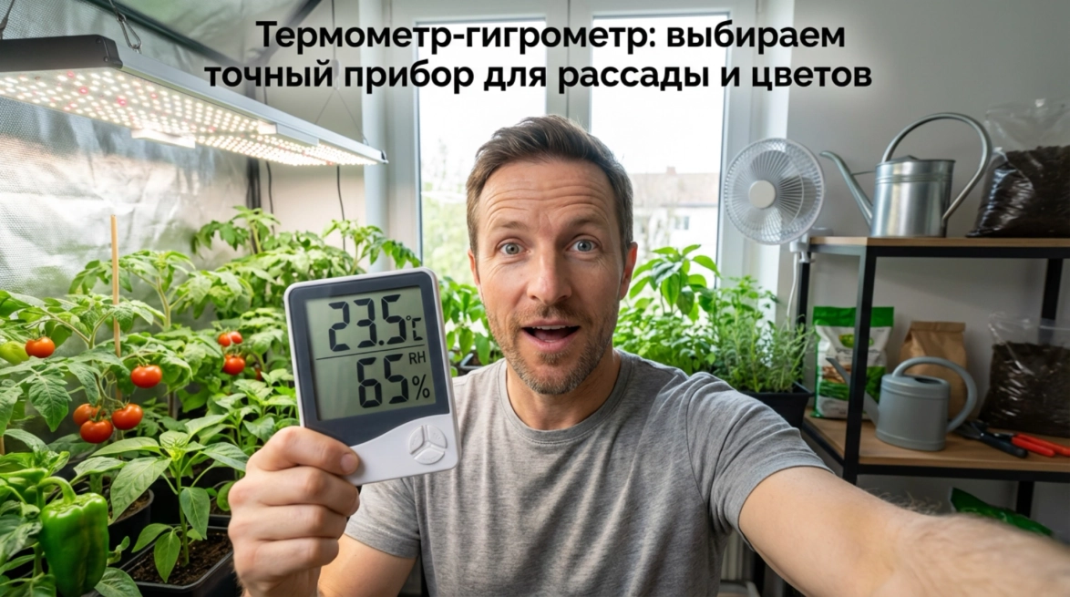 Термометр гигрометр: как выбрать точный прибор для растений