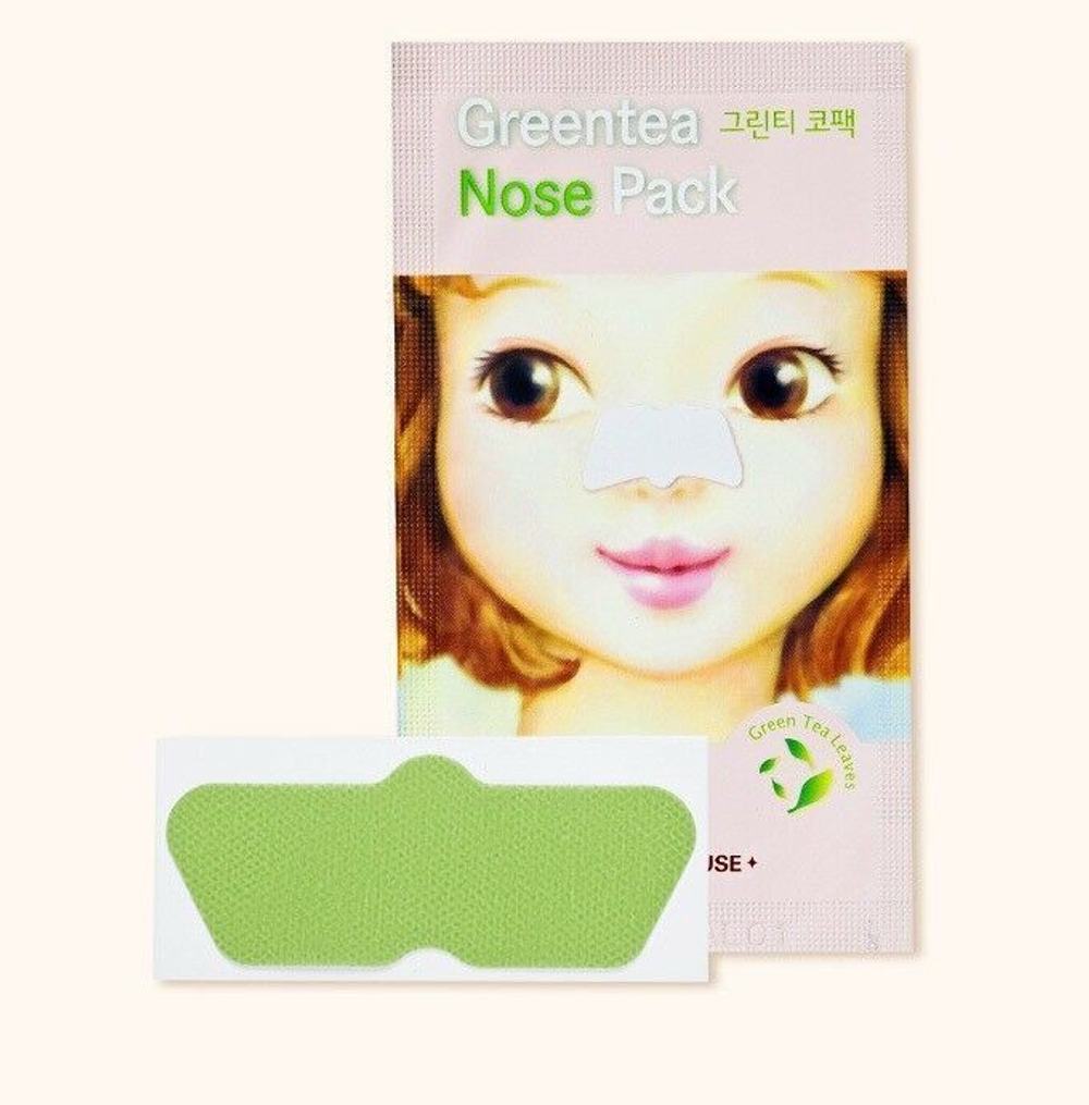 Патч очищающий для носа Etude House Greentea Nose Pack Ad, 0.65 мл.