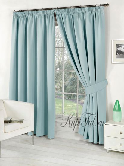 Classic Blackout (светло-голубой) Шторы из однотонного матового блэкаута
