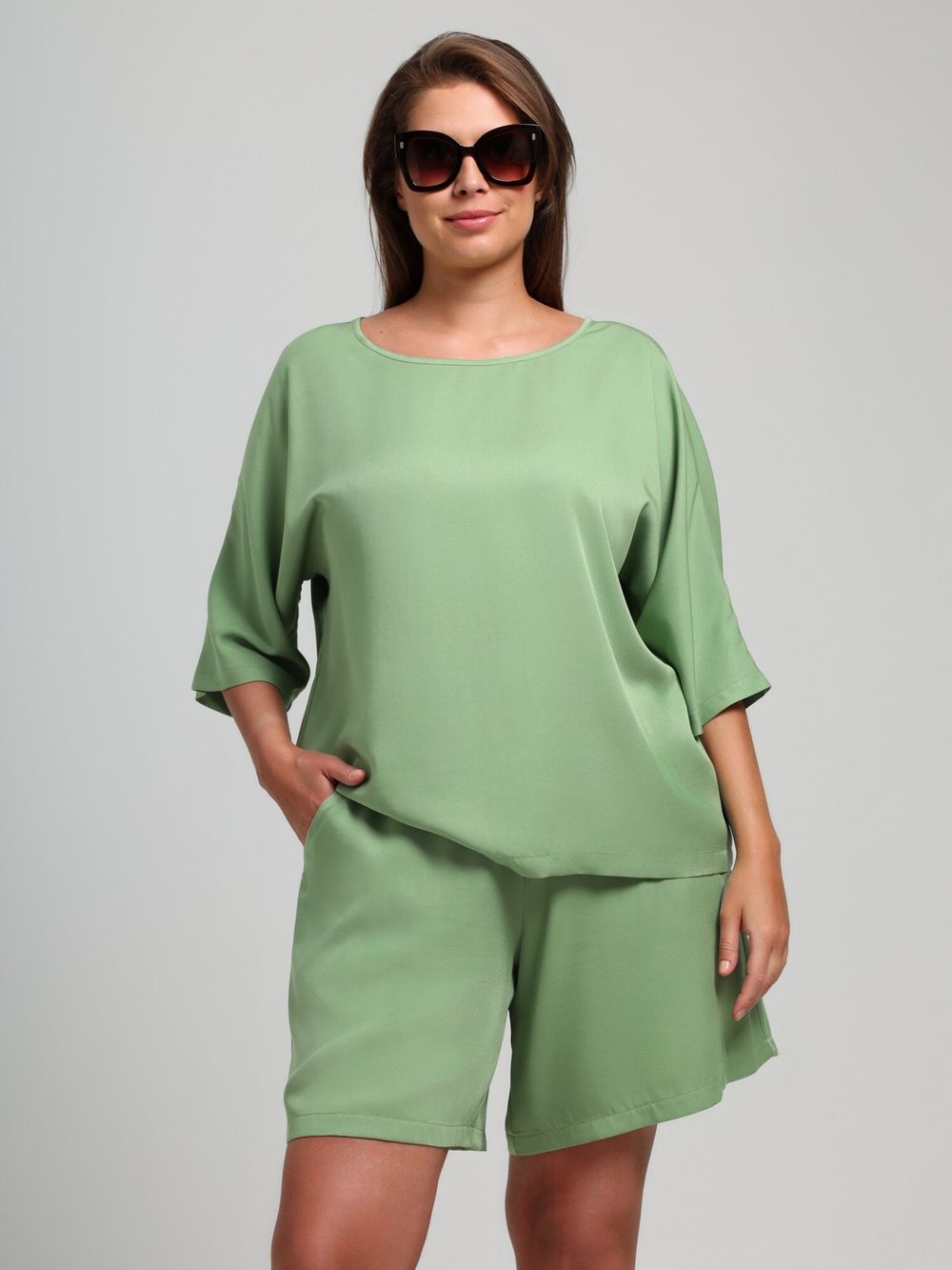 Шорты Летний драйв-3 Виотекс ЗЕЛЁНЫЙ