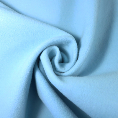Ткань пальтовая, 395 гр/м2, 90% п/э, 10 % вискоза, ш. 150 см, голубой