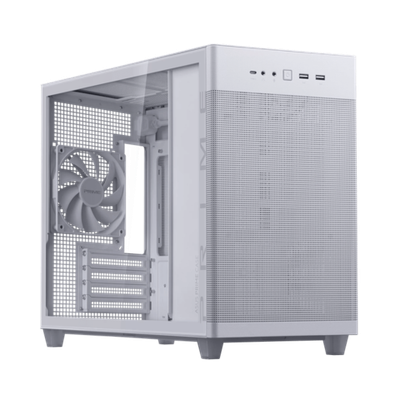 Корпус ASUS Prime AP201 TG WHITE mATX/mITX Белый 90DC00G3-B39010