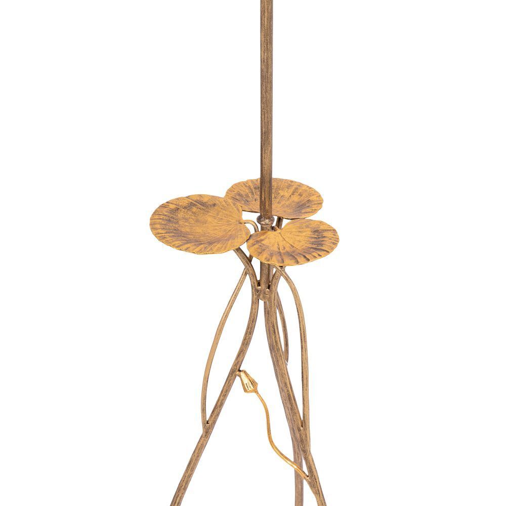 Светильник напольный торшер Нимфея с абажуром Сити-2 Белый