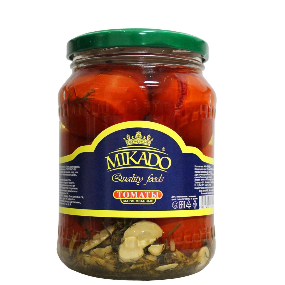 Томаты маринованные Mikado 700 гр