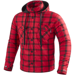 Bogotto Lumb-R Motorcycle Zip Hoodie Красная