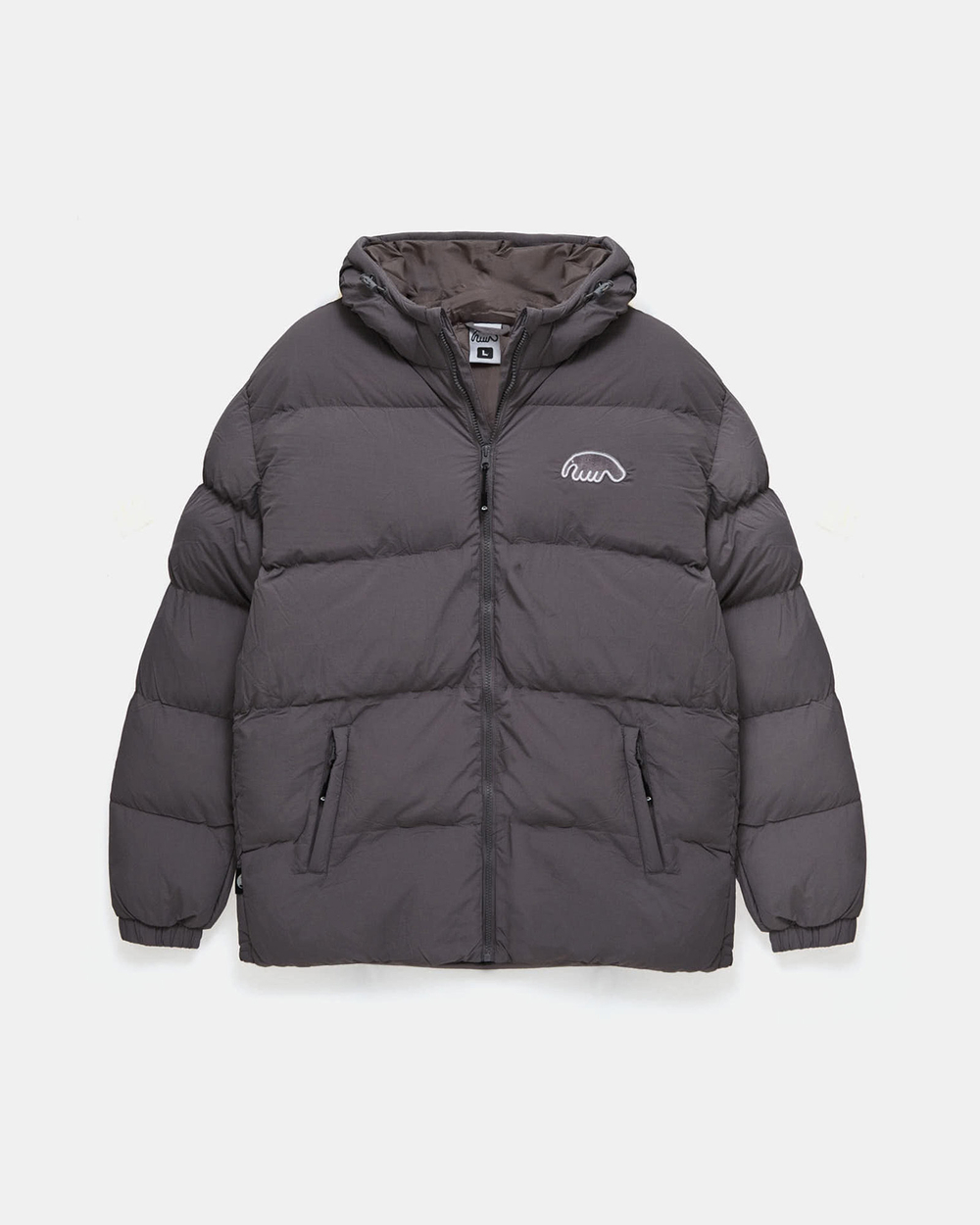 Куртка Anteater Downjacket-HoodedCrispy-Dark-Grey