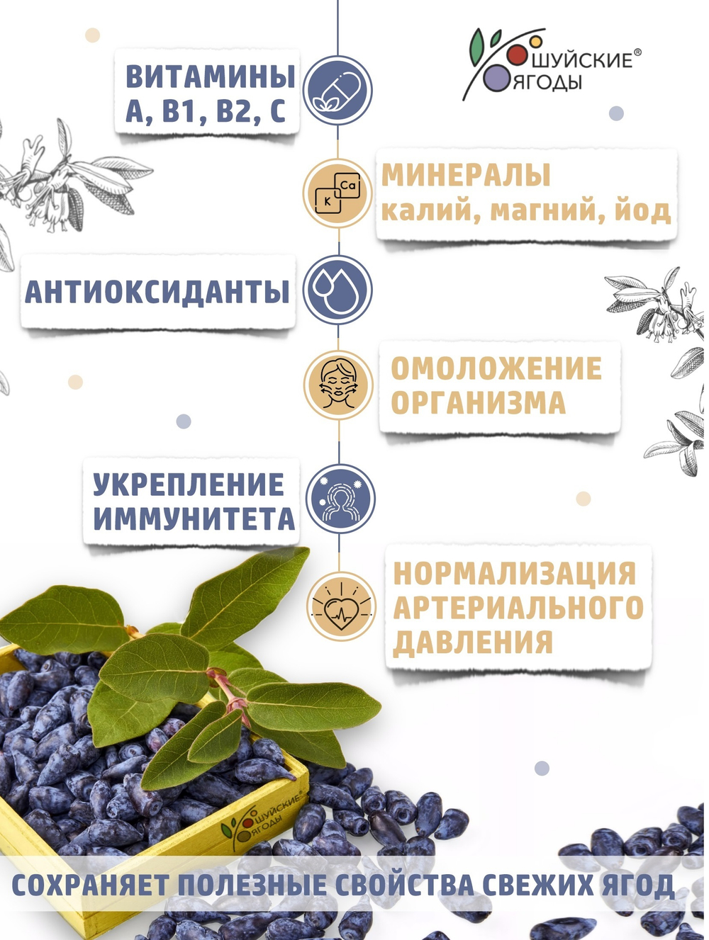 Варенье из жимолости, 280 г