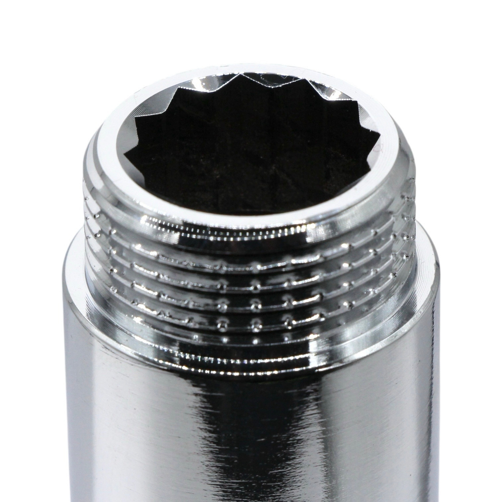 Удлинитель TEBO хромированный 3/4"x100 мм ВР/НР