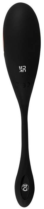 Черное виброяйцо RC Vibrating E-Stim Love Ball с электростимуляцией (Цвет: черный)