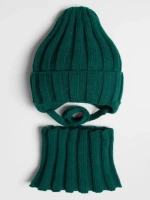 Шапка детская осенняя со снудом