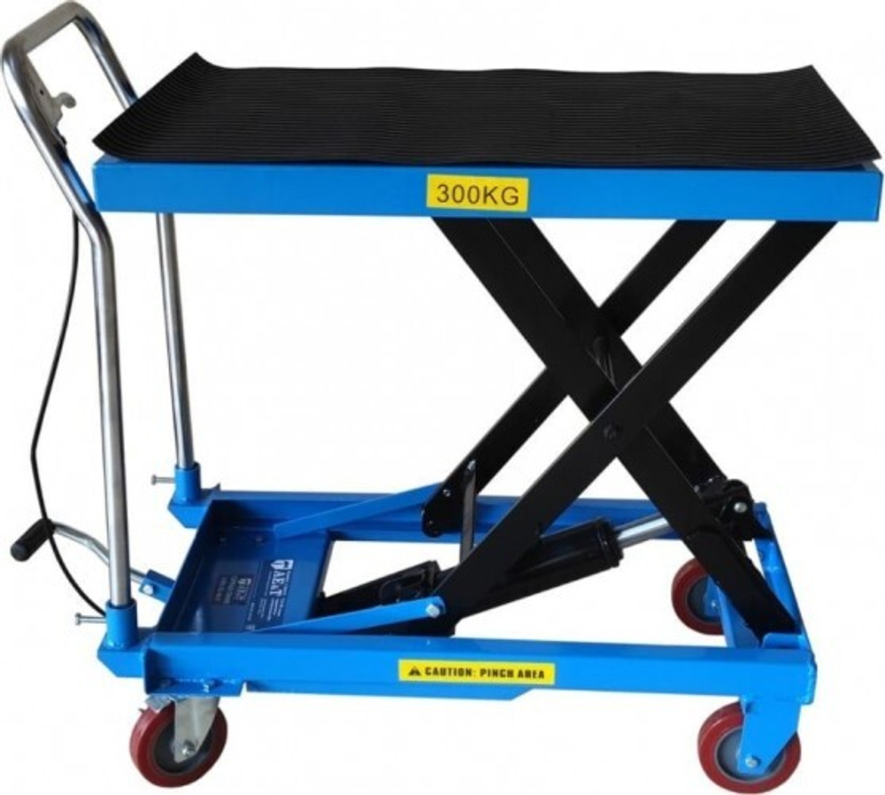 Тележка гидравлическая AE&T TLF-30 платформенная 300кг