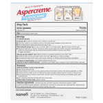 Aspercreme, Обезболивающий пластырь с 4% лидокаином, максимальная сила, без отдушек, 5 пластырей (10 см x 14 см) каждый