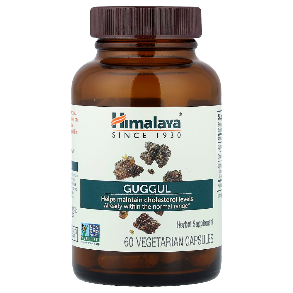 Himalaya, Гуггул, 60 растительных капсул
