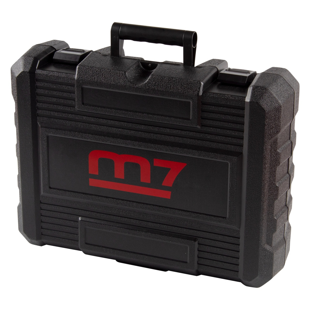 Аккумуляторный шуруповерт, ударный, 18 В, 4 предмета, кейс MIGHTY SEVEN DS-203S