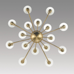 8033/16 CLASSI LN26 080 медь, металл/стекло Люстра подвесная Е14 16*40W 220V INCANTO