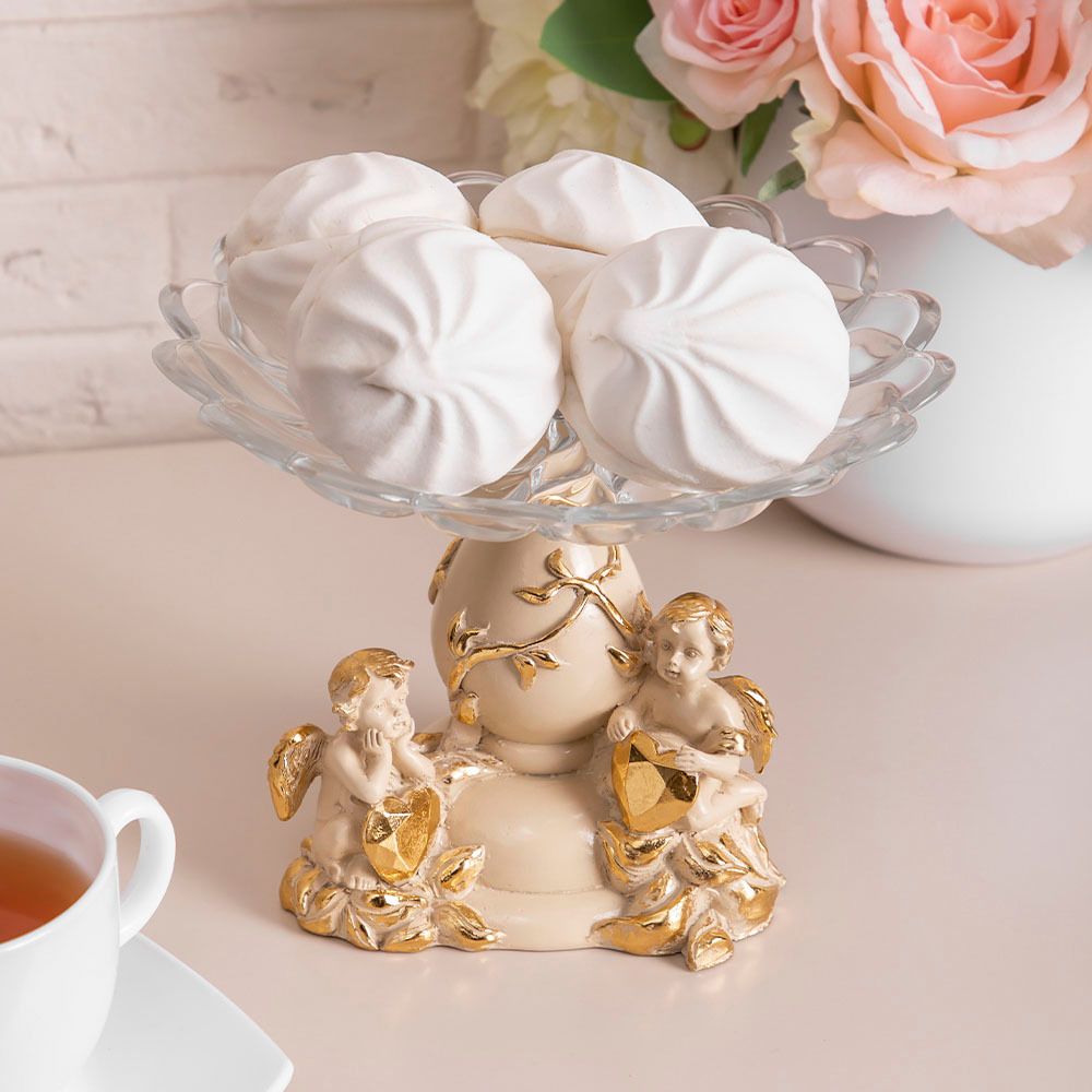 Фруктовница-конфетница Мерси Айвори