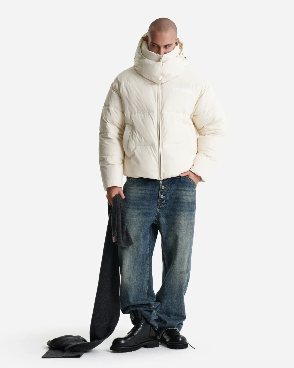 Пуховик с капюшоном