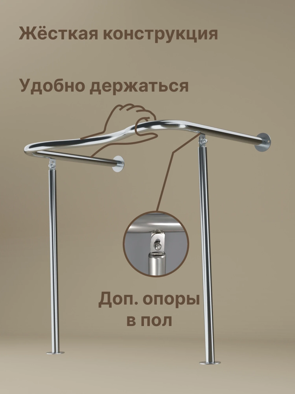 ФПХР Поручень для хирургической раковины Керамин