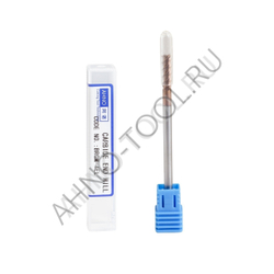 Фреза твердосплавная   4мм (L=75, l=15, хв=6) Z4 35° по стали, нерж., чугуну BRGM-4EL-D4.0 HRC45 AHNO