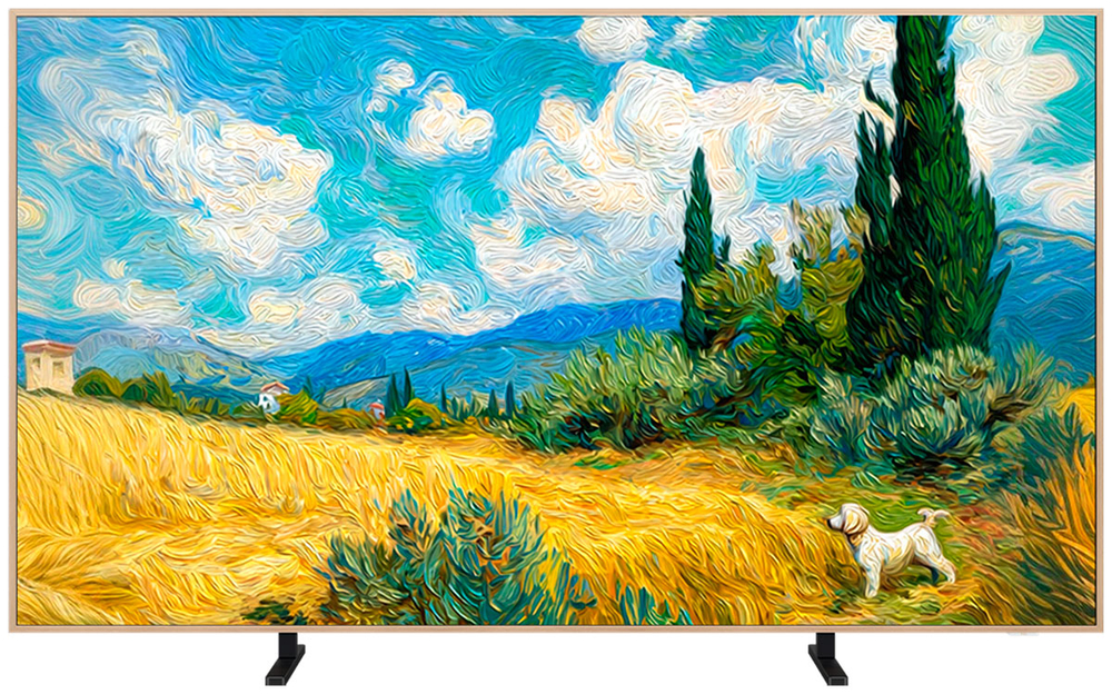 Телевизор TCL 65A400 Pro QLED, 4K Ultra HD, Google TV, бежевый