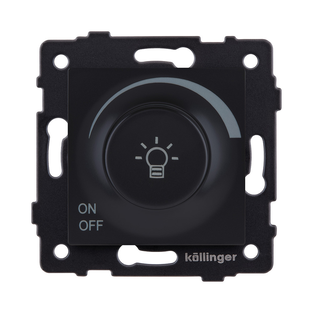 Светорегулятор универсальный 500W, черный матовый Kollinger REA-027BM для Aspekt, Eleganz, Reflex