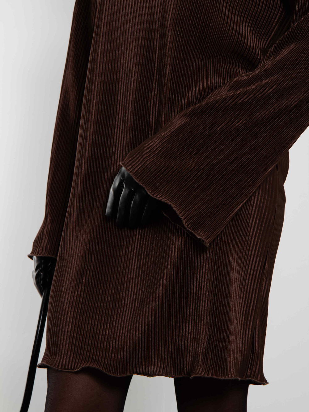 Платье Гофре (шоколадный)