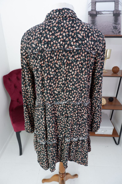 Платье Pull&Bear с цветами 46 размер