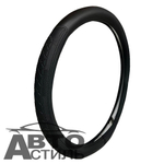 Оплетка на руль круглая Coolpart MAXIMAL (38*38) к/з черный JJ-69-BL