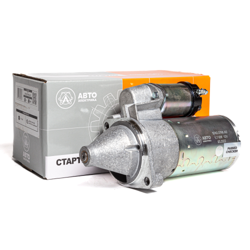 5742.3708 AE Стартер редукторный, ГАЗ, УАЗ, дв. ЗМЗ, 12 В, 1.2/1.7 кВт, 9 зуб. (ан. 6012.3708) АвтоЭ