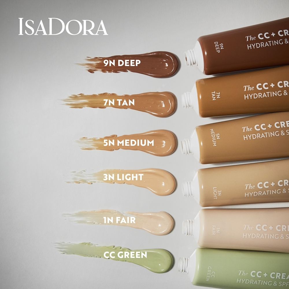 IsaDora CC + Cream - Увлажняющий CC-крем SPF 30, 30 ml