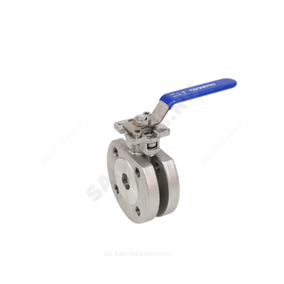 Кран шаровой нерж SS316 4311HA Ду 65 Ру16 межфл под электропривод с рукояткой ISO F07/F10 Benarmo