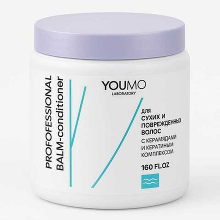 Бальзам-Кондиционер YOUMO Professional Line Бережный Уход 500 мл