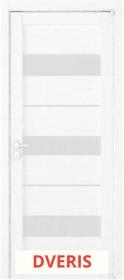 Межкомнатная дверь Eco-Light 2126 ПО (Белый Велюр/Светлое Сатинато)