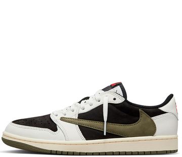Premium Кроссовки Nike x Travis Scott Air Jordan 1 Low "Olive"