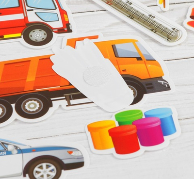 Игра на липучках, конструктор «Профессии» , Весёлые липучки