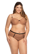 Бюстгальтер Elisabeth с чашками на тонком поролоне (Размер: 80F) (Цвет: карамель (темно-бежевый))