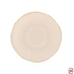 Блюдце Bernadotte Белый узор 15 см (1 шт)